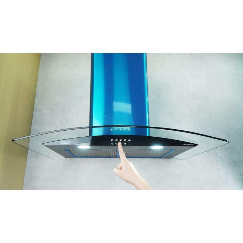 Ảnh thực tế Máy hút mùi Chefs EH-R506E7GB Ảnh thực tế Máy hút mùi Chefs EH-R506E7GB