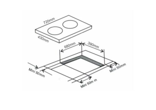 Bếp từ đôi Arber AB-670 4 bep tu doi arber ab 670 2