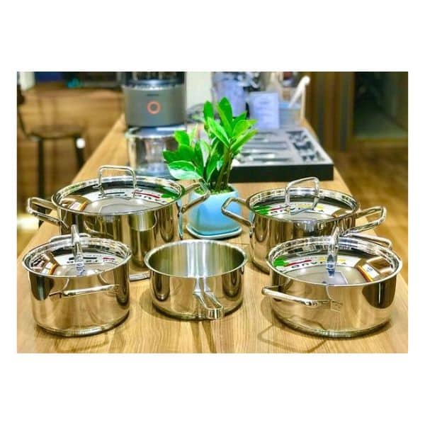 Bộ nồi WMF Gourmet Plus 5 món 0720056030 Bộ nồi WMF Gourmet Plus 5 món 0720056030