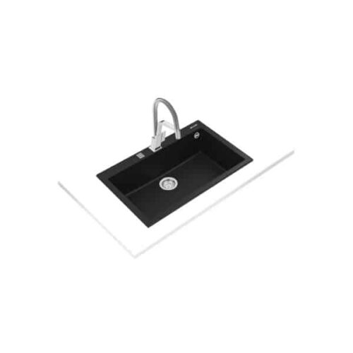 Chậu đá Teka FORSQUARE 72.40 TG Black 115230000 4 Chậu đá Teka FORSQUARE 72.40 TG