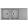 Chậu đá nhân tạo TEKA STONE 80 B-TG 2B 1D GREY 115400008 1 Chậu đá Teka STONE 80 B-TG 2B 1D Grey