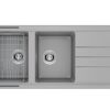 Chậu rửa bát Konox Granite Sink Phoenix 1160 – Grey 2 chau rua bat da konox phoenix 1160 grey