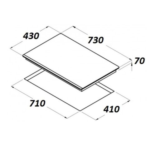 Bếp từ Lorca LCI-809D 3 Kích thước bếp từ Lorca LCI-809D
