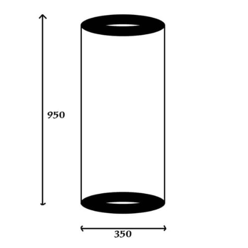 Máy hút khói khử mùi Chefs EH-R822E3 4 Kích thước của Máy hút khói khử mùi Chefs EH-R822E3