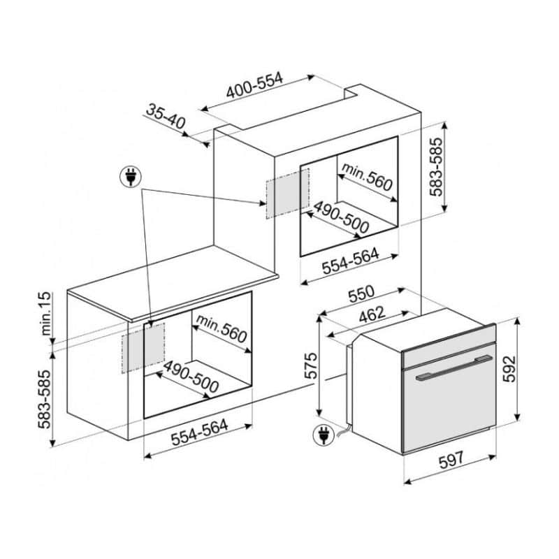 Lắp đặt lò nướng Hafele SF6101TVN1 536.64.841 Lắp đặt lò nướng Hafele SF6101TVN1 536.64.841
