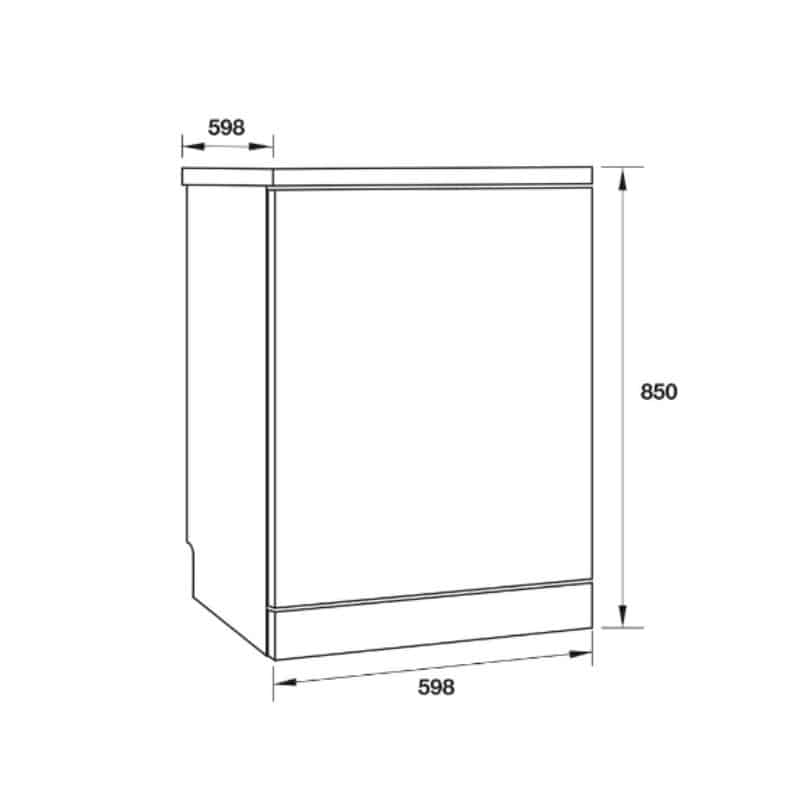 kích thước của máy rửa bát Hafele HDW-F60F 533.23.310 kích thước của máy rửa bát Hafele HDW-F60F 533.23.310