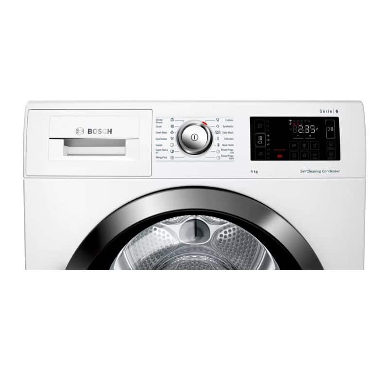 Bảng điều khiển máy sấy quần áo Bosch WTW876H8SG Bảng điều khiển máy sấy quần áo Bosch WTW876H8SG