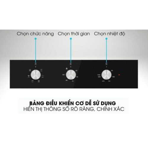 Lò nướng âm tủ Malloca MOV-726 MC 6 Bảng điều khiển lò nướng âm tủ Malloca MOV-726 MC