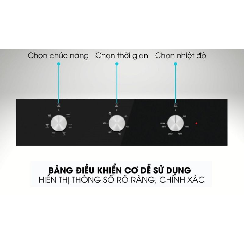 Bảng điều khiển lò nướng âm tủ Malloca MOV-726 MC Bảng điều khiển lò nướng âm tủ Malloca MOV-726 MC