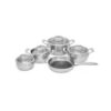 Bộ Nồi Inox 9 món Malloca SA-2041 2 Bộ Nồi Inox 9 món Malloca SA-2041