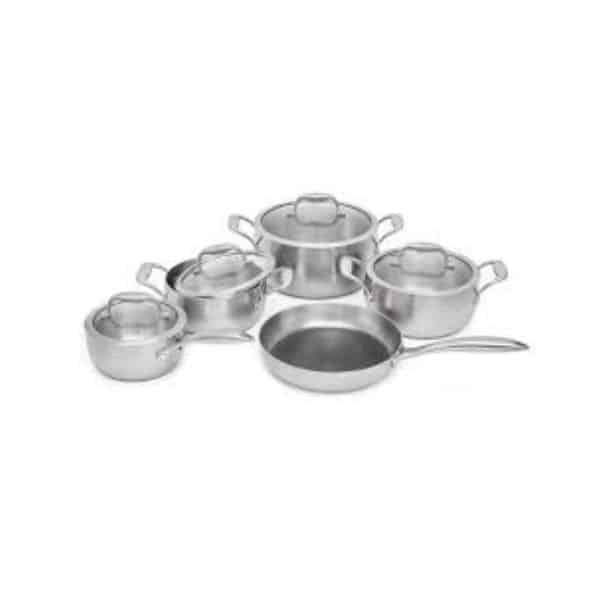 Bộ Nồi Inox 9 món Malloca SA-2041 Bộ Nồi Inox 9 món Malloca SA-2041