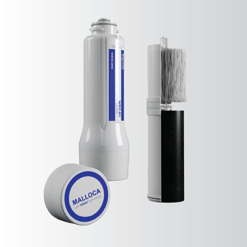 Chi tiết lõi lọc nước Malloca WPC-01 Chi tiết lõi lọc nước Malloca WPC-01