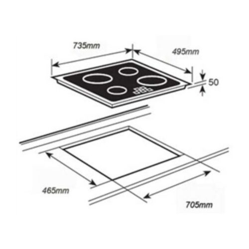 Bếp điện Malloca DZ- 7354 3 Bếp điện Malloca DZ- 7354
