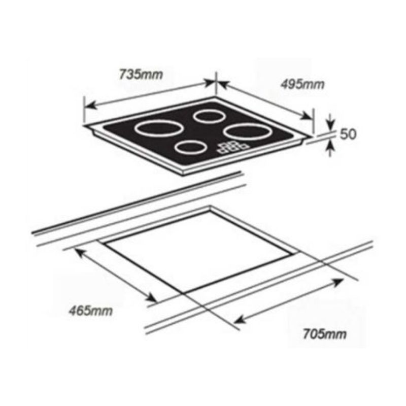 Bếp điện Malloca DZ- 7354 Bếp điện Malloca DZ- 7354