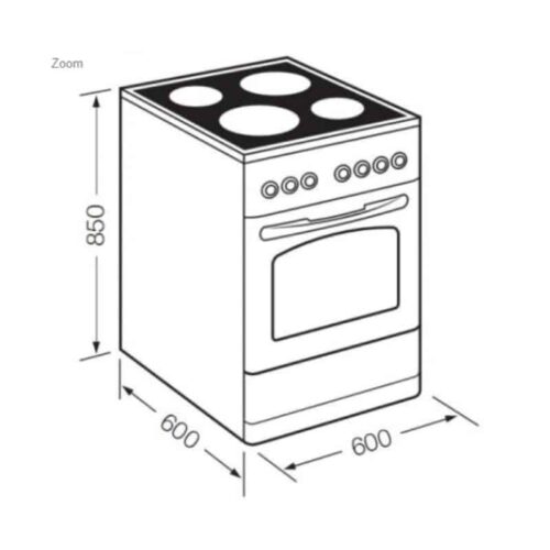 Bếp liên hoàn MALLOCA F6099 3 Kích thước bếp liên hoàn MALLOCA F6099