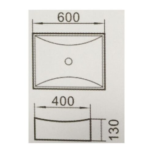 Chậu rửa Govren LAD-003 3 Kích thước chậu rửa Govren LAD-003