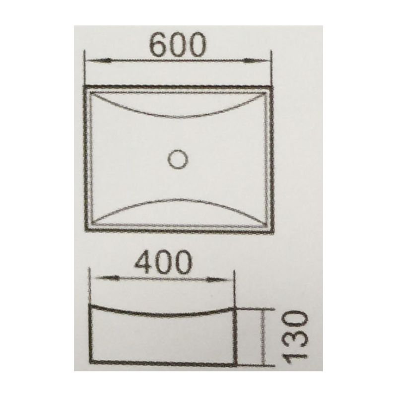 Kích thước chậu rửa Govren LAD-003 Kích thước chậu rửa Govren LAD-003