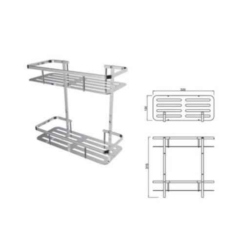 Kệ để đồ 2 tầng Govern BD-321D 3 Kích thước kệ để đồ 2 tầng Govern BD-321D