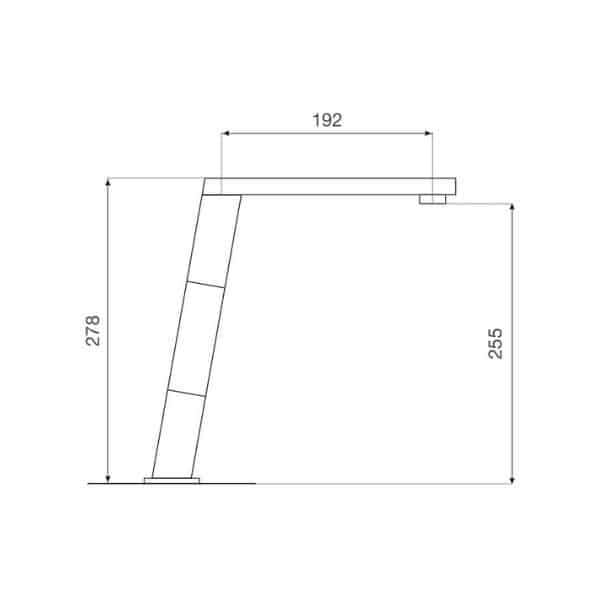 Kích thước của Vòi rửa bát Malloca K131BR Kích thước của Vòi rửa bát Malloca K131BR