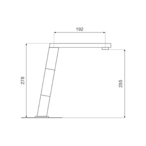 Vòi rửa bát Malloca K131GR 3 Kích thước của Vòi rửa bát Malloca K131GR