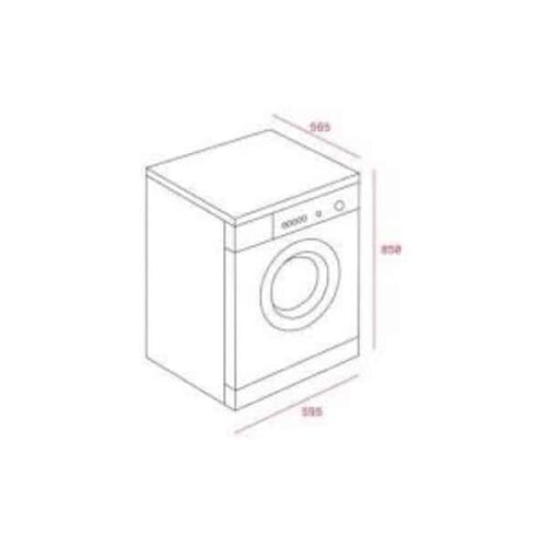 Máy giặt sấy TEKA TKD 1610 WD 4 Kích thước của Máy giặt sấy TEKA TKD 1610 WD