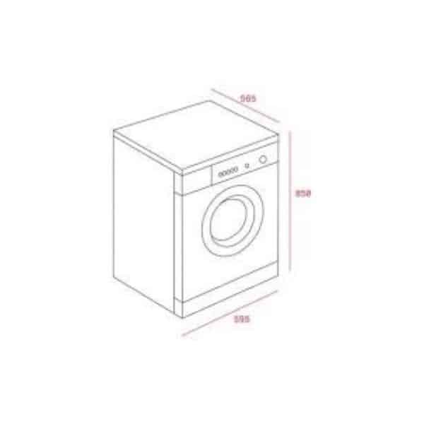 Kích thước của Máy giặt sấy TEKA TKD 1610 WD Kích thước của Máy giặt sấy TEKA TKD 1610 WD