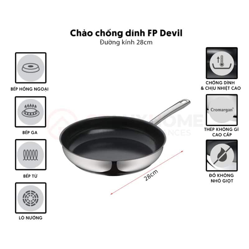 Ứng dụng Chảo Từ WMF FP DEVIL 28 CM CERAMIC COATING – 0741486901 Ứng dụng Chảo Từ WMF FP DEVIL 28 CM CERAMIC COATING – 0741486901