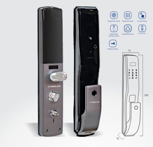 Khóa điện tử Kassler KL-789/ Khóa vân tay 2 khoa dien tu kassler kl 789 khoa van tay 1