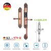 Khóa điện tử Kassler KL 979 R APP/ Khóa vân tay tân cổ 1 khoa dien tu kassler kl 979 r app khoa van tay tan co
