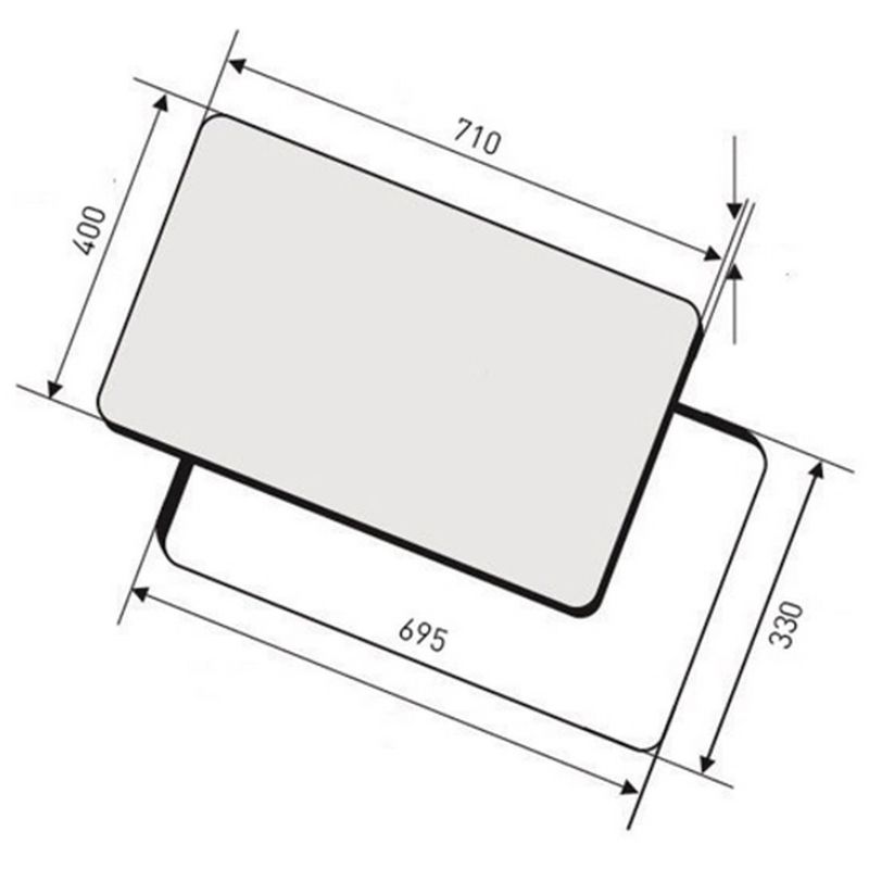 Kích thước bếp từ Elica H3-EIH7520BL Kích thước bếp từ Elica H3-EIH7520BL