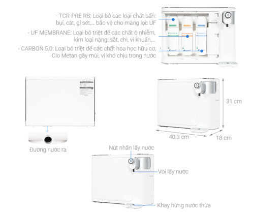 Máy lọc nước ChungHo UF100 6 UF100 5