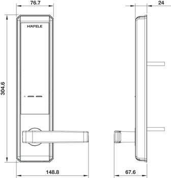 hafele-el7200-tc-912.20.563-2 Kích thước Khóa điện tử Hafele EL7200-TC 912.20.563