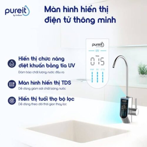 Máy lọc nước Unilever Pureit Delica UR5840 4 Màn hình Máy lọc nước Unilever Pureit Delica UR5840
