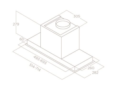 Máy hút mùi Elica HIDDEN 2.0@ BLGL/A/52 6 may hut mui elica hidden 2 0 blgl a 52 5