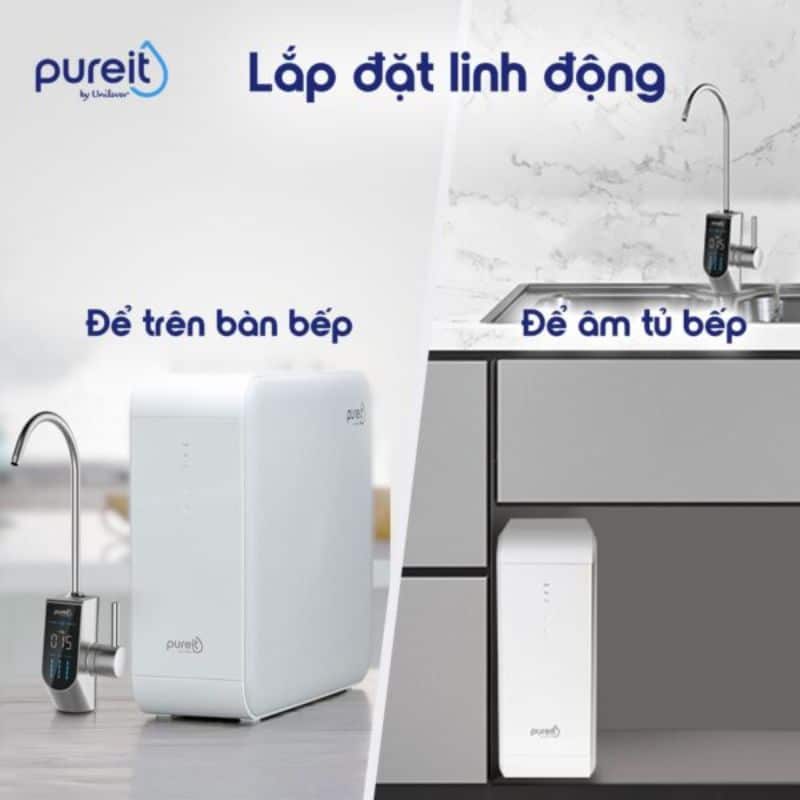 Vị trí đặt Máy lọc nước Unilever Pureit Delica UR5840 Vị trí đặt Máy lọc nước Unilever Pureit Delica UR5840