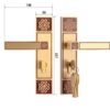 Khóa cửa chính Demax CLK319 Brass 2 clk319 brass