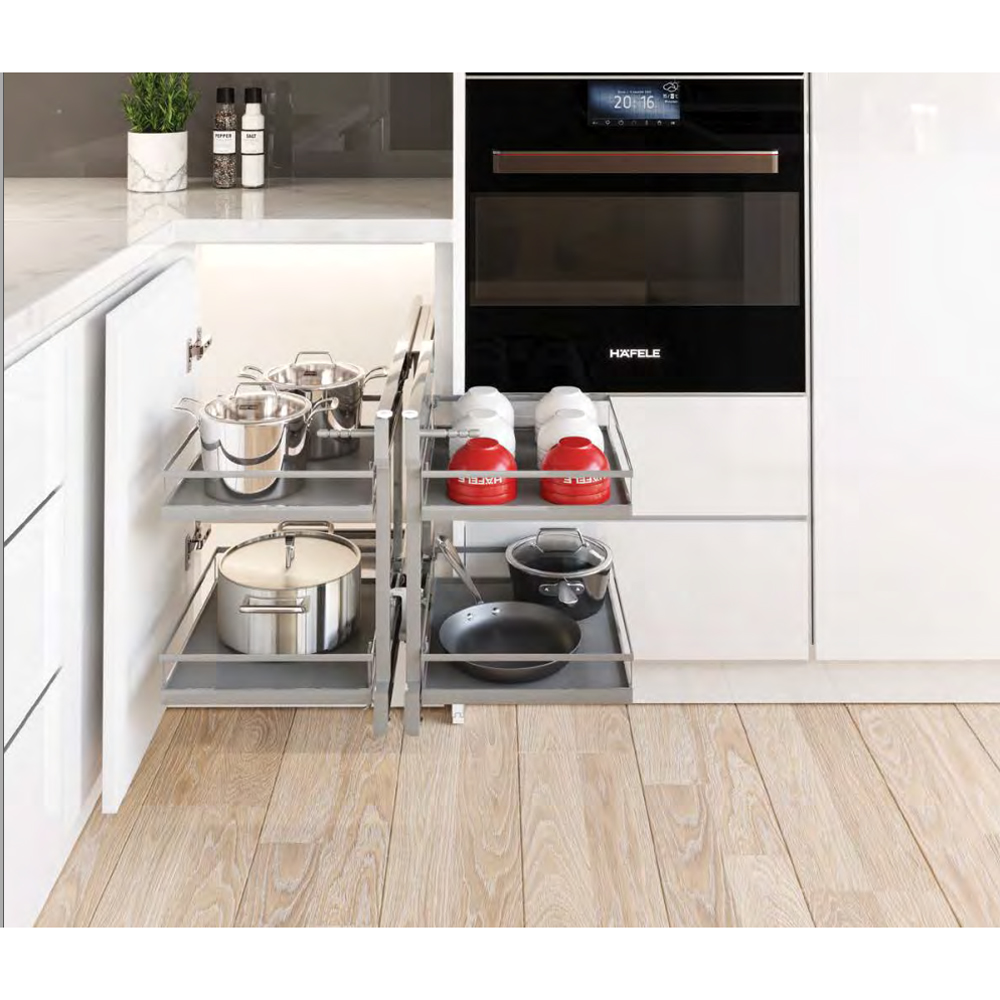 hafele-kosmo-olla-595-50-804 Kệ Góc Hafele Olla 900mm Kosmo 595.50.804