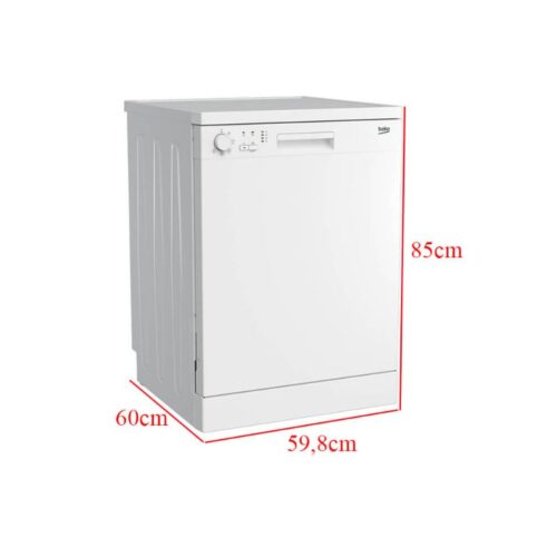 Máy rửa bát Beko DFN05311W 3 Kích thước máy rửa bát Beko DFN05311W