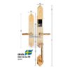Khóa cửa đại sảnh - biệt thự Demax SL886 Gold App Wifi 1 sl886 gold app wifi 1