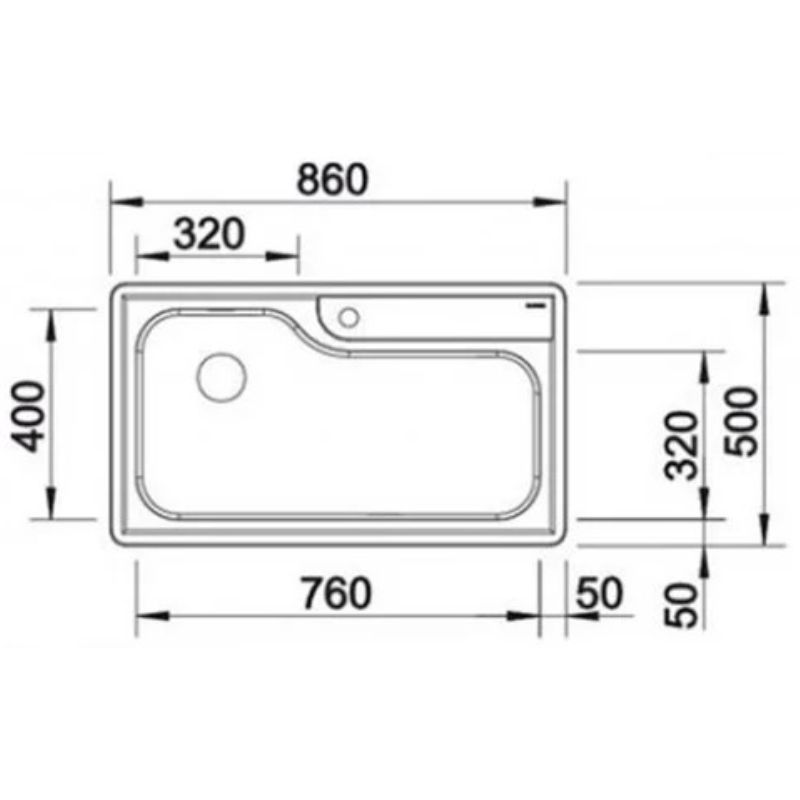 Kích thước chậu rửa bát Blanco Plenta 9 Kích thước chậu rửa bát Blanco Plenta 9