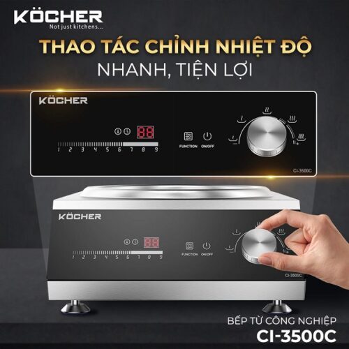 Bếp từ công nghiệp Kocher CI-3500C 6 CI 3500C 3