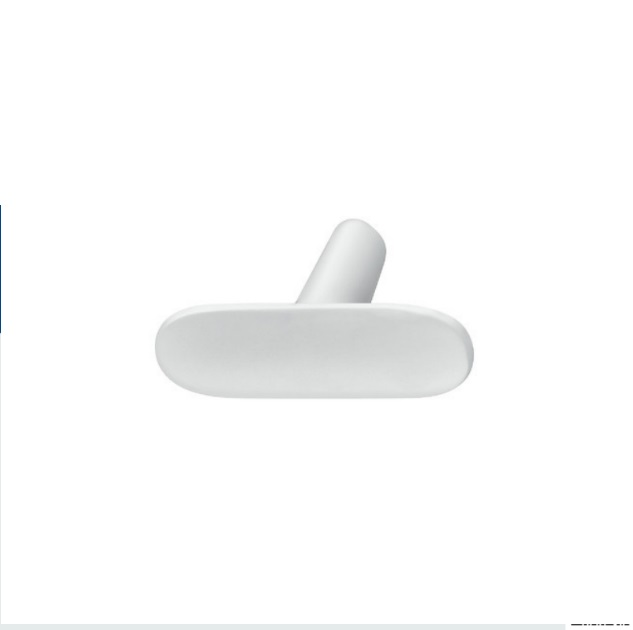 106-70-121 Tay nắm trắng mờ 46x31mm Hafele 106.70.121