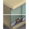 Ray lắp con trượt cho phụ kiện cửa trượt Hafele 415.12.642 2 Ray lắp con trượt cho phụ kiện cửa trượt Hafele 415.12.642