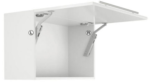 Tay nâng 1 cánh Hafele FLAP H1.5 - Lắp trái 493.05.353