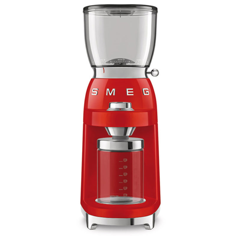 535-44-019 Máy xay cà phê màu đỏ Smeg CGF01PGEU 535.44.019
