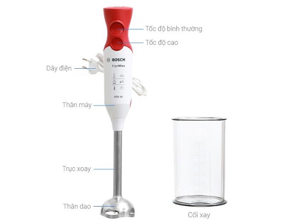 Máy xay cầm tay Bosch MSM64110 9 Máy xay cầm tay Bosch MSM64110
