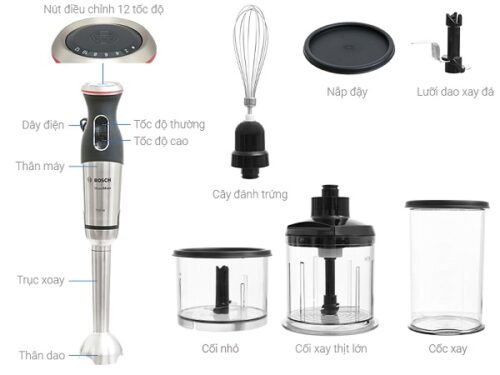 Máy xay cầm tay Bosch MSM87180 3 Máy xay cầm tay Bosch MSM87180