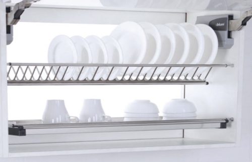 giá bát đĩa cố định dạng chữ V Inox 201 Eurogold EU01100