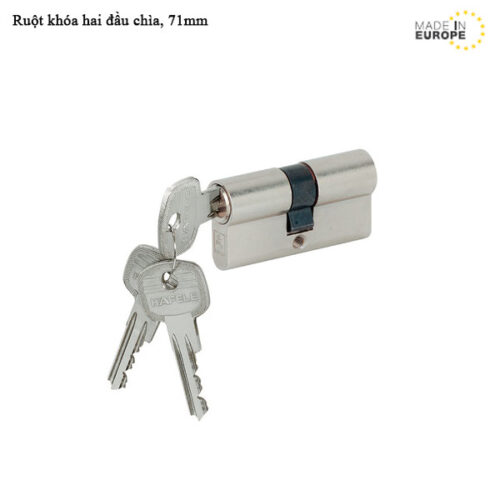 Ruột khóa 2 đầu Hafele 916.00.013, 71mm Đồng thau