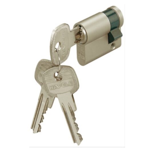 Ruột khóa 1 đầu Hafele 916.00.653, 45,5mm Đồng thau